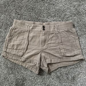 Rewind Elastic Waist Cuffed Hem Cotton Mid Rise Shorts Juniors Size 11